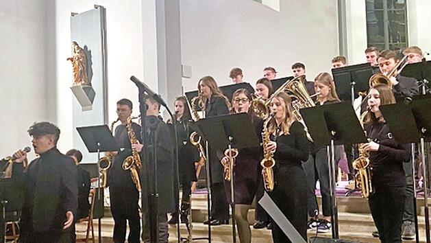 Zum Konzertfinale spielte die Big Band in der Ebermannstadter Stadtpfarrkirche.