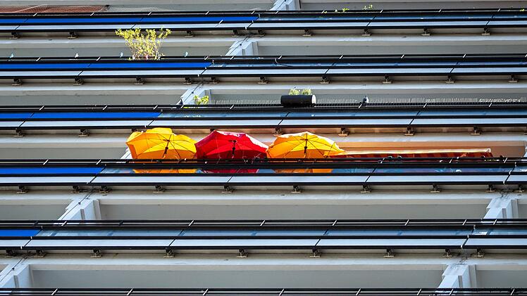 Sonne auf dem Balkon