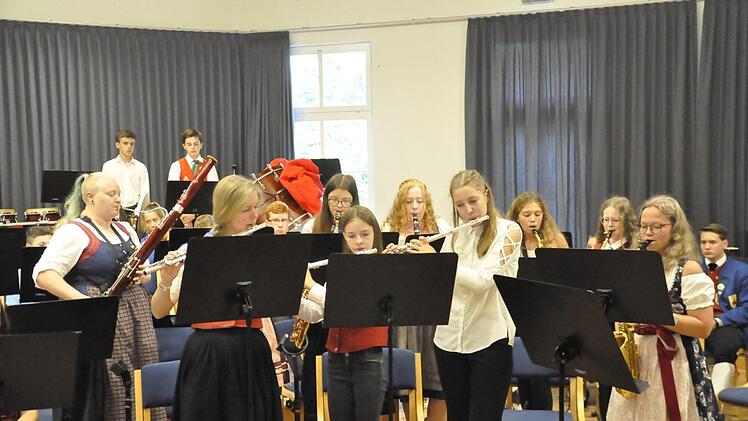 Abschlusskonzert der Unterfränkischen Bläserwoche in der Musikakademie Hammelburg.Peter Klopf