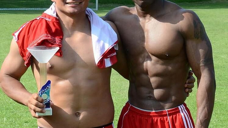 Pokalsieger: William Guzman (links) und Tarweh Witherspoon.