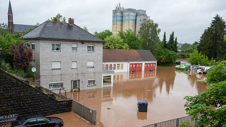 Hochwasser im Saarland - Lebach