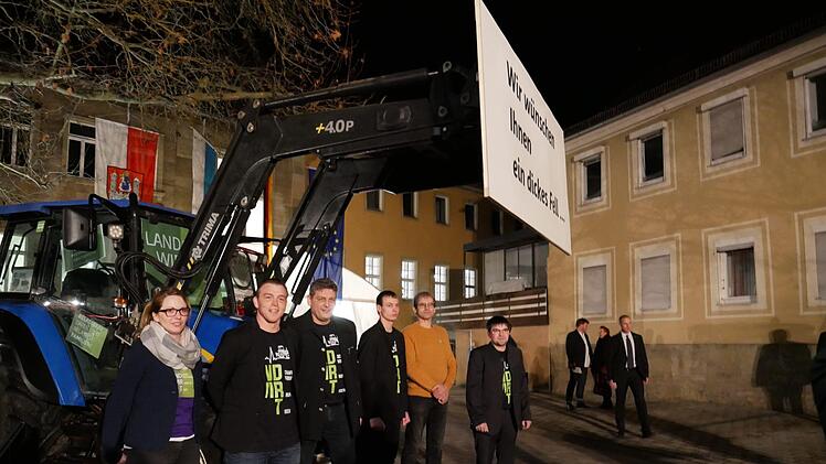 Landwirte beim Neujahrsempfang in Münnerstadt.Heike Beudert
