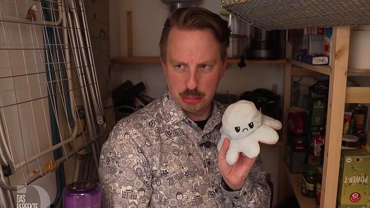 Nach einigen Pannen spiegelt Bens "Stimmungs-Oktopus" seine Verfassung gut wider.