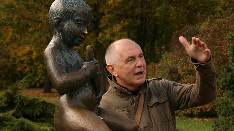 Stadtführer Walter Dotzauer erklärte die Sage vom kleinen Franzl in Franzensbad.