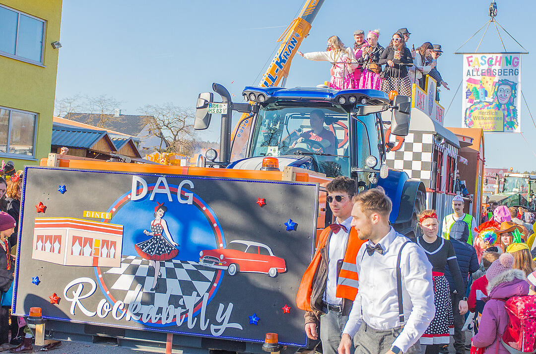 Die schönsten Fotos vom Allersberger Faschingszug 2025 gibt es hier! (Teil 1)