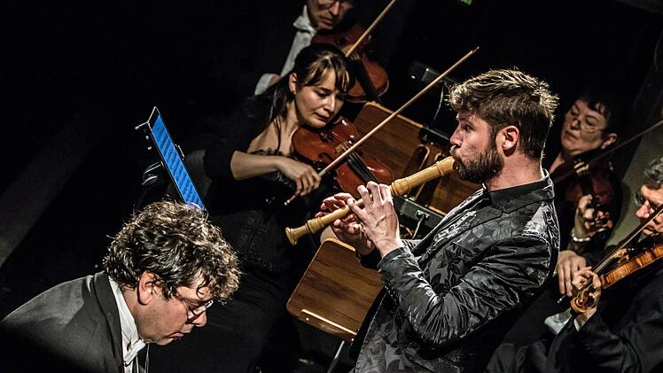 Impressionen vom Barock-Konzert im Landestheater Coburg: Solist Stefan TemmingFoto: Jochen Berger