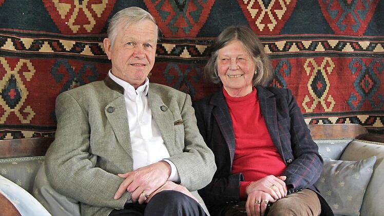 Das Jubelpaar Gudula und Johann-Friedrich von Eichborn  Foto: gkl