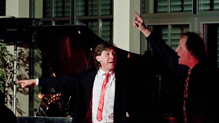 Reichlich Applaus gab es für Dominique Charday und Patrice Bourgeon beim Coburg-Gastspiel im Haus Contakt.