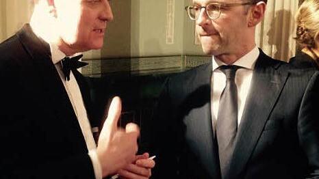 Tom Goeller mit Bundesjustizminister Heiko Maas (SPD)