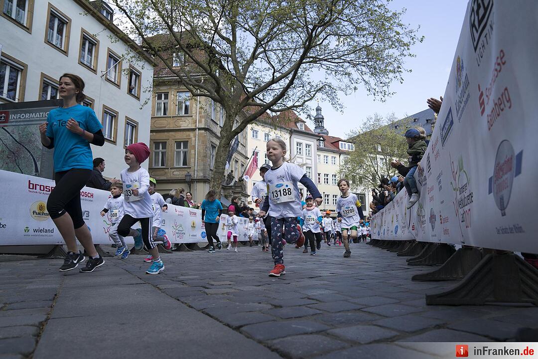 Weltkulturerbelauf in Bamberg: Der Böhnlein Bambini-Lauf 2017