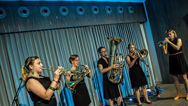 Impressionen vom Gastspiel des Quintetts Brassessoires beim Festival "Klangrenzen" in CoburgFoto: Jochen Berger