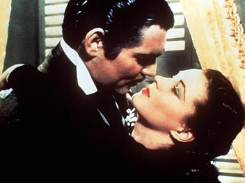 Eine große Liebe, die scheitert: Vivien Leigh als Scarlett O'Hara und Clark Gable als Rhett Butler im Epos "Vom Winde verweht". Ich habe diese Schnulze einst  im Kino angeschaut, das prägte mich fürs Leben. Archiv