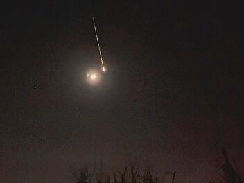 Asteroid vergl&uuml;ht nahe Berlin