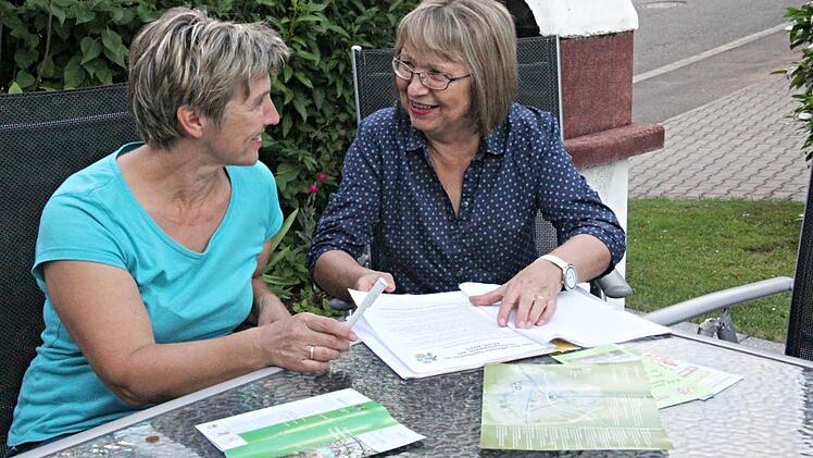 Eine rundum positive Bilanz ziehen die Vorsitzenden des Obst- und Gartenbauvereins Unterpreppach, Irmgard Hau (links) und ihre Vertreterin, Gisela Gütlein.
