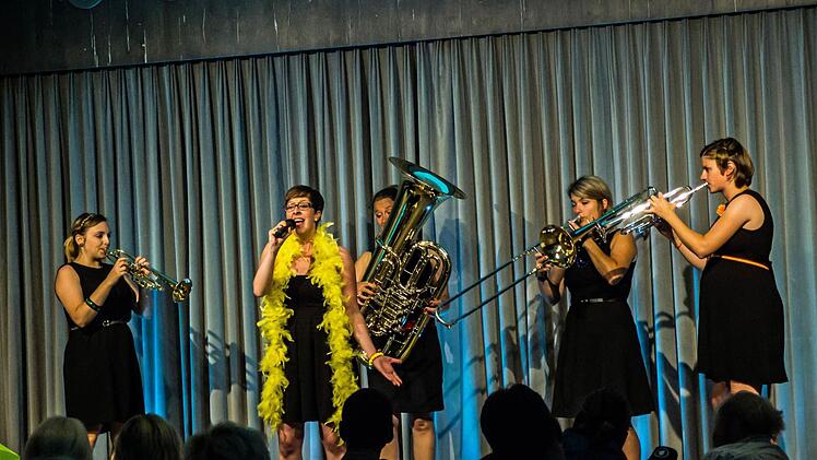 Das Blechbläserinnen-Quintett Brassessoires gastierte in Coburg.Foto: Jochen Berger