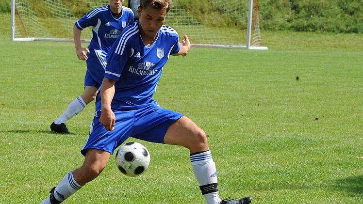 Mit neuem Selbstvertrauen heute gegen den SV-DJK Unterspiesheim: Johannes Kanz (vorne) und Denny Mangold vom TSV M&uuml;nnerstadt. Foto: Hopf