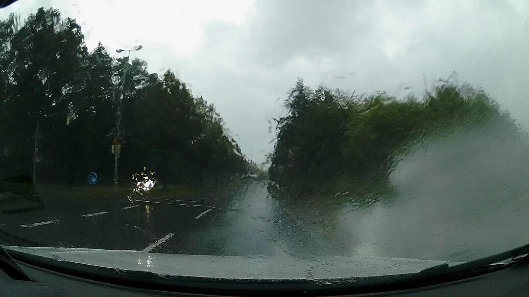 Schweres Unwetter über Mittelfranken
