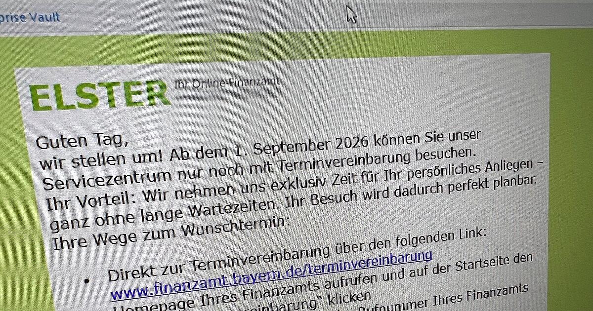 Why appointments are needed at Bavarian tax offices starting in September