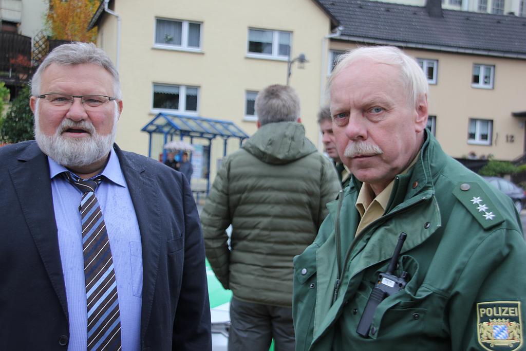 Protest gegen Treffen der "Alternativen Mitte" in Tettau