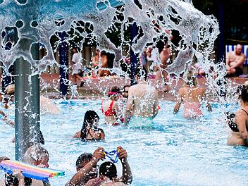 Der Sommer im Freibad