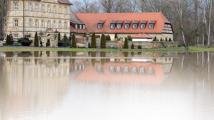 Die Seniorenresidenz Schloss Gleusdorf Foto: David-Wolfgang Ebener, dpa