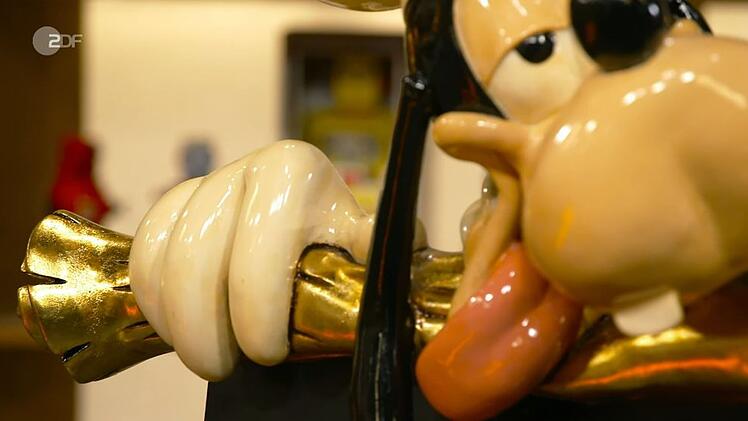 Die Goofy-Tafel stammt aus den 90er-Jahren.