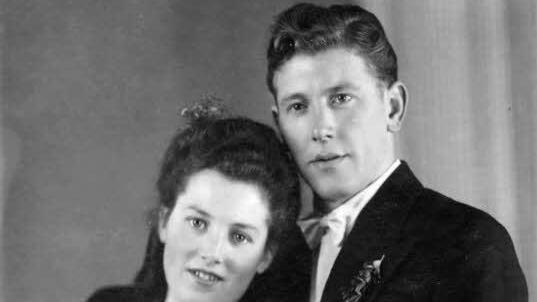 Das Hochzeitsbild von Eleonore und Alfred Klemm.  Foto: privat