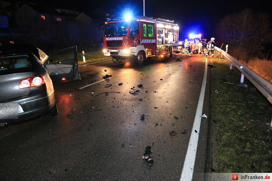 Unfall auf B26 bei Steinbach