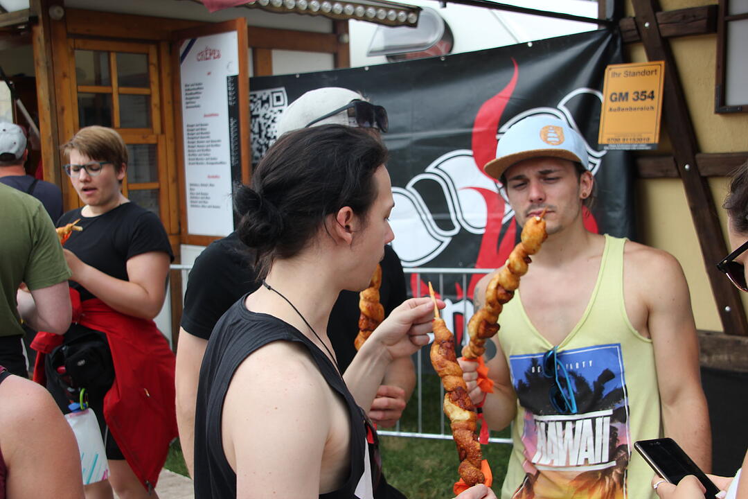 Viel geboten auch beim Essen: Das sind die Trends bei Rock im Park 2018