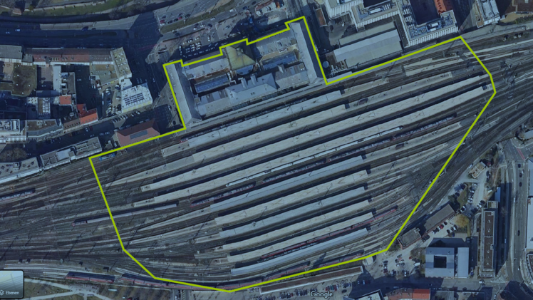 Geltungsbereich Waffenverbot Nürnberger Hauptbahnhof