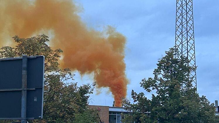 Warnung: Gaswolke über Aschaffenburg
