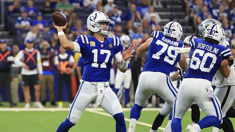 Daniel Jones ist seit dieser Saison der Quarterback der Indianapolis Colts.