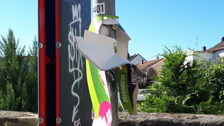 Bamberg: Mehrere Wahlplakate &uuml;bel zugerichtet - Parteien ziehen Konsequenzen