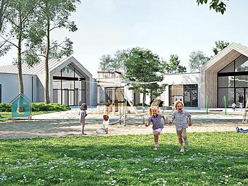 So soll der neue Kindergarten in Eggolsheim aussehen.