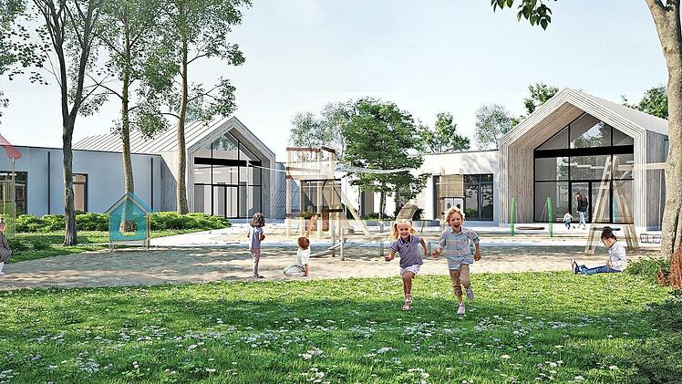So soll der neue Kindergarten in Eggolsheim aussehen.