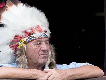 Die Outfits der Mitglieder sorgen f&uuml;r das besondere Flair des Country-Festivals der Mountain Lions. Foto: Albert H&ouml;chst&auml;dter