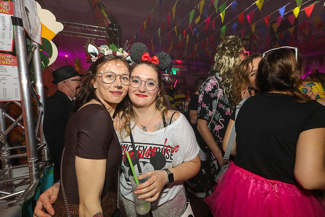Beste Partystimmung in der Stadthalle
