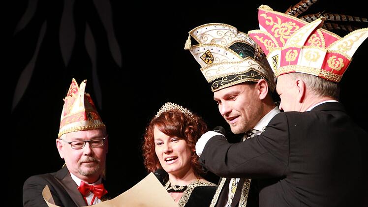 Das Prinzenpaar begrüßte die Gäste. Foto: Jürgen Gärtner