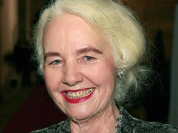 Iris Wagner, Urenkelin von Richard Wagner, beim Staatsempfang nach der Eröffnung der Wagner-Festspiele 2008 in Bayreuth. Sie starb am 9. Januar im Alter von 71 Jahren nach schwerer Krankheit in Berlin. Foto: Tobias Hase/dpa