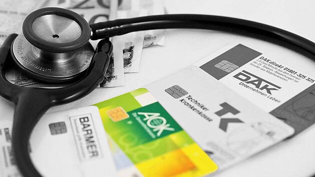 Nur die AOK-Gesch&auml;ftsstelle ist geblieben. Nach der Barmer und der KKH hat auch die DAK ihre Filiale geschlossen. Symbolbild: Daniel Karmann/dpa