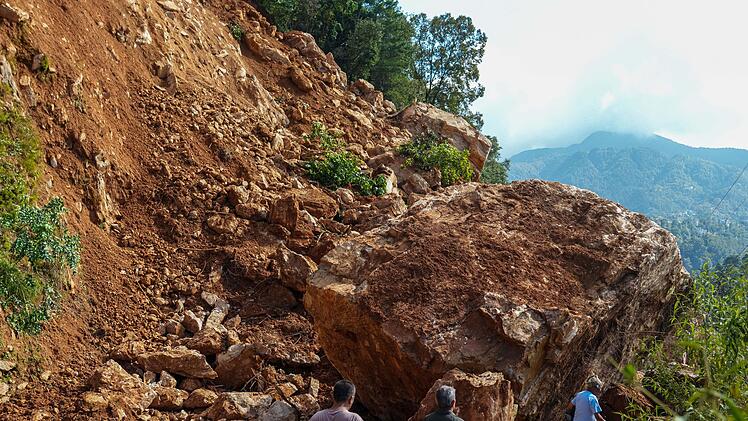 Erdrutsch in Nepal