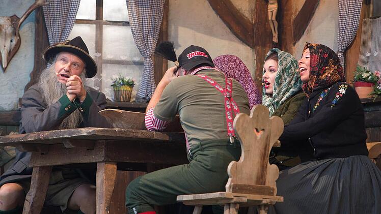 Am Tisch in der Stubn wurde viel gebetet.Foto: Barbara Herbst