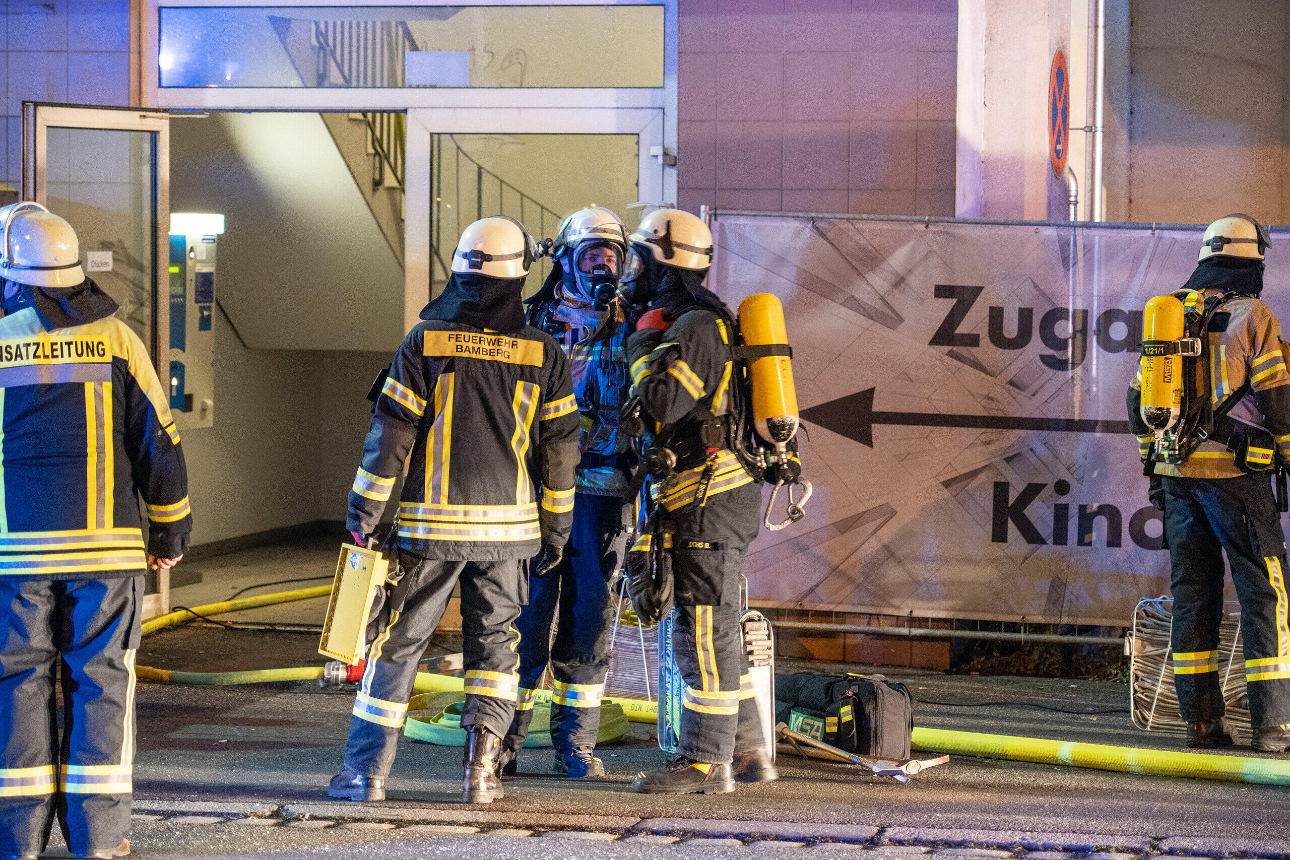 Bamberg Feuerwehreinsatz wegen "immenser Rauchentwicklung in der