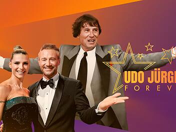 Das Moderatorenteam Michelle Hunziker und Sasha f&uuml;hrt durch die Sendung, die 2024 im M&uuml;nchner Cirkus Krone aufgezeichnet wurde.