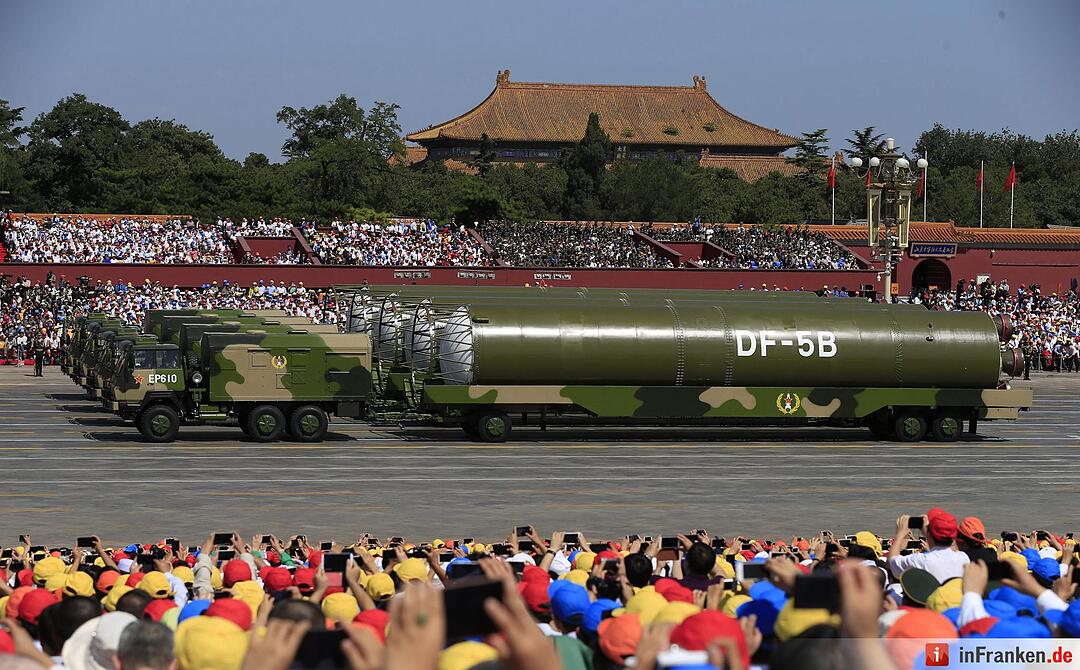 Militärparade in China
