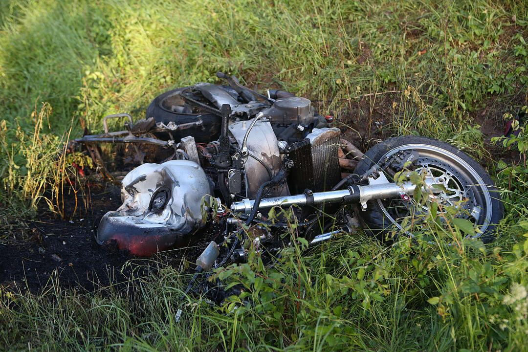 Kreis Bamberg: Biker nach Unfall in Lebensgefahr
