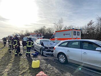 Schwerer Unfall auf der Bundesstra&szlig;e 22