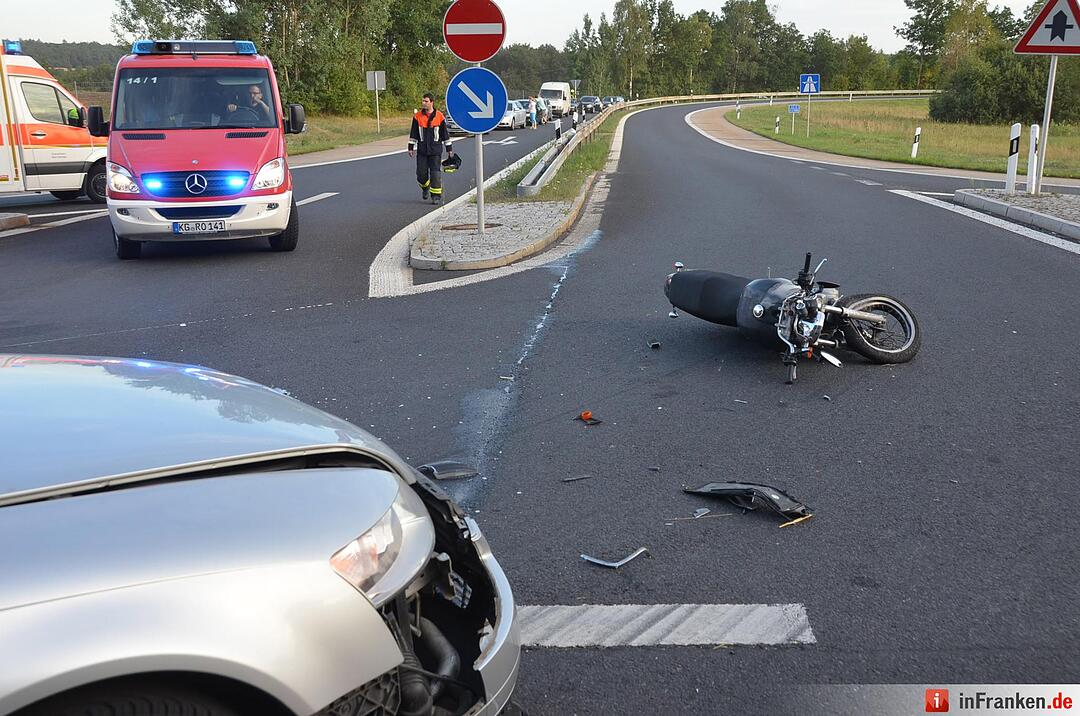 Unfall bei Oberthulba