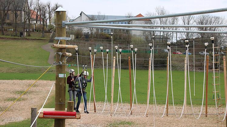 Eindrücke aus dem Hochseilgarten. Foto: Ralf Ruppert