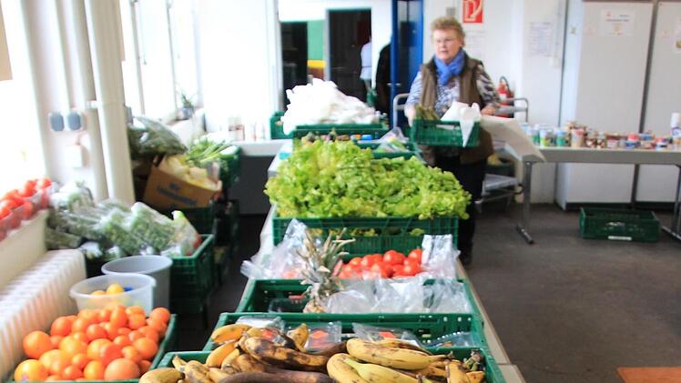 An diesem Tag gibt es viele gesunde Sachen wie Obst und Gemüse.